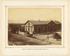 [Depot St. Louis, Missouri]. autorstwa Alexander Gardner
