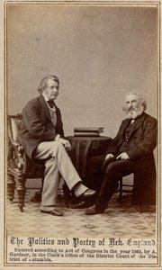 Polityka i poezja Nowej Anglii, 1863 (zdjęcie) autorstwa Alexander Gardner