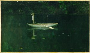 Samotność (obraz na płótnie) autorstwa Alexander Harrison