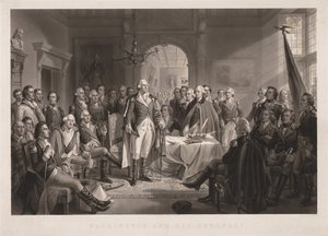 Washington i jego generałowie z Key.