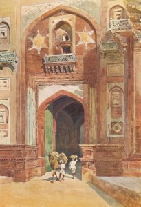 Fort Agra - Wewnątrz Bramy Delhi, c1880 1905.
