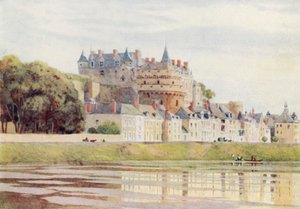 Amboise, zamek (kolor lito) autorstwa Alexander Henry Hallam Murray
