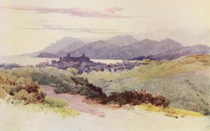 Cannes i góry Esterel (kolor lito) autorstwa Alexander Henry Hallam Murray