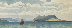 Gibraltar z Zachodu, ok. 1880 1905. autorstwa Alexander Henry Hallam Murray