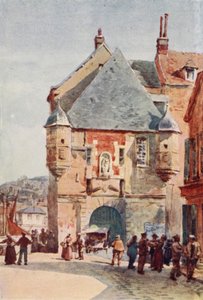 Honfleur, Port Gateway (kolor lito) autorstwa Alexander Henry Hallam Murray