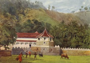 Świątynia Zęba, Kandy, Zewnątrz