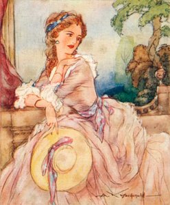 Lady Emma Hamilton c1765-1851, kochanka Horatio Nelsona, 1937