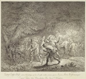 Gustav Vaasa w ładunku słomy autorstwa Alexander Lauréus