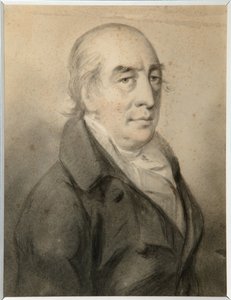 Portret hrabiego Grigorija Aleksiejewicza Szczerbatowa (1735-1810) - Molinari, Aleksander (1772-1831) - Sangwina, czarno-biała kreda na papierze - 29,8x23 - Państwowe Muzeum Sztuki Republiki Tatarstan, Kazań