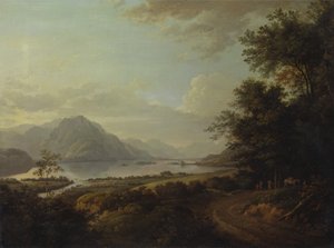Loch Awe, Argyllshire, ca. 1785. autorstwa Alexander Nasmyth