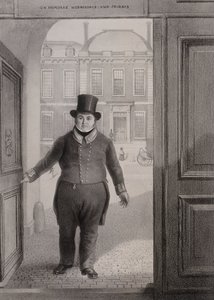 Brama wejściowa, British Museum, Holborn, Londyn, ok. 1850 autorstwa Alexander O