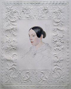 Portret Adelaidy Aleksandrownej Senkowskiej 1800-1858, z domu baronowa von Rahl, koniec lat 40. XIX wieku