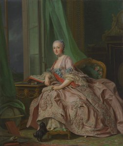 Anastazja Iwanowna, księżna Hesji-Homburg 1700-1755, z domu hrabina Trubetskaya, 1757 autorstwa Alexander Roslin