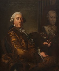 Autoportret - Autoportret, autorstwa Roslin, Alexander (Alexandre) (1718-1793). Olej na płótnie. Wymiar : 100x85 cm. Muzeum Narodowe w Sztokholmie autorstwa Alexander Roslin