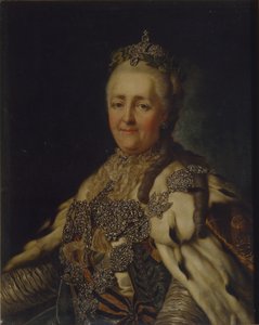 Portret cesarzowej Katarzyny II 1729-1796 autorstwa Alexander Roslin