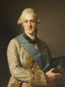 Szwedzki: Fredrik Adolf, 1750-1803, książę Szwecji, brat Gustawa III Książę Fredrik Adolf, brat Gustawa III autorstwa Alexander Roslin