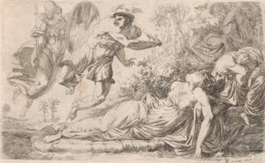 Perseusz i śpiąca meduza, 1774.
