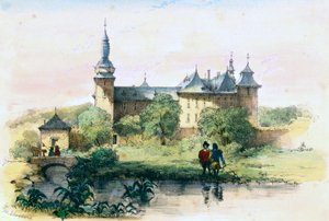 Zamek Geulle (Alexander Schaepkens, ok. 1840)