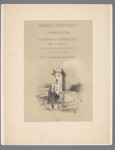 Poort naar Visé te Tongeren Starożytne zabytki architektury od XI do XIII wieku w Limburgii (tytuł serii na obiekcie) autorstwa Alexander Schaepkens