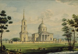 Majątek Achtyrka, 1827 autorstwa Alexander Sergeyevich Kutepov