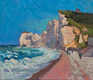 Klify nadbrzeżne w Etretat autorstwa Alexander Shandor
