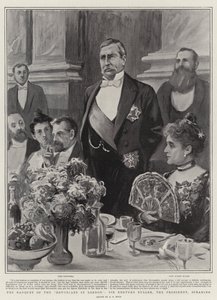 Bankiet Devonianów w Londynie, przemawia Sir Redvers Buller, przewodniczący autorstwa Alexander Stuart Boyd