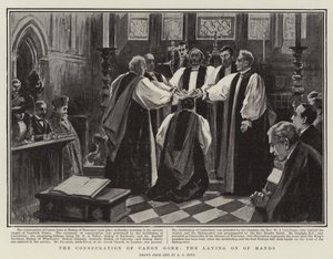 Konsekracja Canon Gore, nałożenie rąk autorstwa Alexander Stuart Boyd