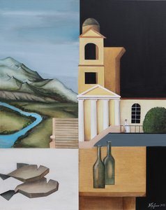 Surrealistyczna kompozycja podzielona autorstwa Alexander Trifonov