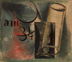 Kompozycja z ciałami geometrycznymi, 1934