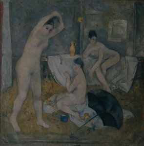 Kąpiący się, 1919