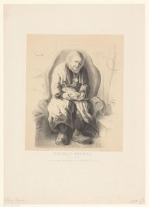 Portret Thomasa Petersa Tomasza Petersa. Stare 112 lat (tytuł na obiekcie)