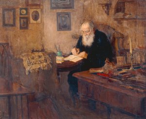 Portret pisarza Lwa N. Tołstoja