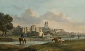 Cardiff od zachodu (olej na płótnie) autorstwa Alexander Wilson