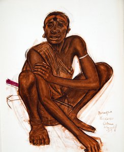 Marigua, MGogo (Dodoma), z Rysunki i obrazy Afryki, wykonane podczas wyprawy Citroen Centre Afrique, druga misja Haardt Audouin-Dubreuil, wyd. Paryż, 1927