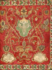 Program do opery Życie za cara M. Glinki, 1913. autorstwa Alexander Yakovlevich Golovin