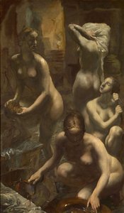 Kąpiel nagości, 1929