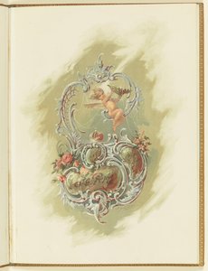 Program do baletu La Perle Mariusa Petipy i Riccardo Drigo, 1896. autorstwa Alexander von Hohen