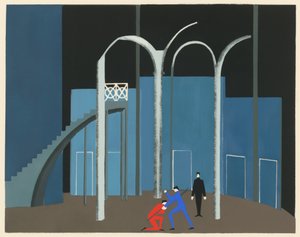 Projekt sceniczny z portfolio Decors de Théâtre, 1930.