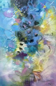 Marzycielskie kwiaty w pastelowych barwach autorstwa Alexandra Higgins