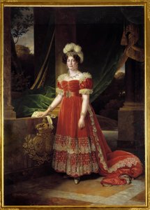 Portret księżnej Angouleme Marie Therese Charlotte z Francji znanej jako Madame Royale (1778-1851) Obraz Alexandre Francois Caminade (1789-1862) 1827 Nd. 2,57x1,85 m² autorstwa Alexandre Francois Caminade