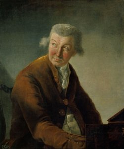 Portret Carla Friedricha Abla 1723-1787 autorstwa Alexandre Auguste Robineau