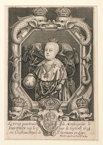 Portret Ludwika XIV jako Dauphin (Le vray pourtraiet de Monseigneur le Dauphin autorstwa Alexandre Boudan