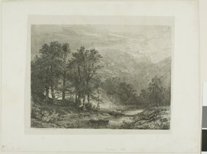 Krajobraz alpejski autorstwa Alexandre Calame