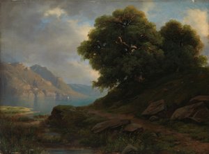 Krajobraz alpejski autorstwa Alexandre Calame