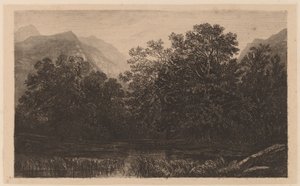 Staw Górski autorstwa Alexandre Calame