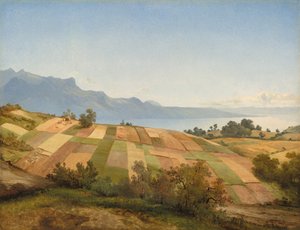 Krajobraz szwajcarski, ok. 1830. autorstwa Alexandre Calame