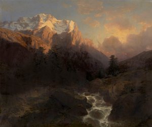Wetterhorn autorstwa Alexandre Calame