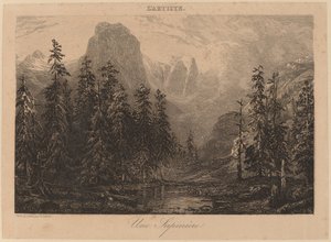 Jodła autorstwa Alexandre Calame