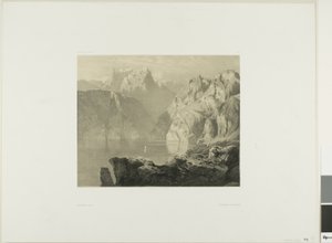 Jezioro Vierwaldstattersee autorstwa Alexandre Calame