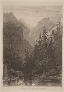 Widok w Alpach autorstwa Alexandre Calame